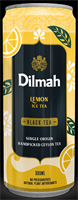 Citron, Svart iste, Dilmah, 33cl x12 burkar