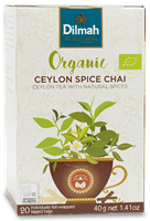 Spice Chai, Svart te, Dilmah Organic, 20 påsar
