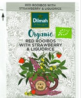 Jordgubb Lakrits, Rooibos, Dilmah Organic, 6 x20 påsar