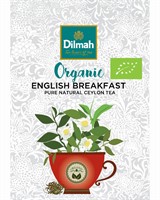 English Breakfast, Svart te, Dilmah Organic, 6 x20 påsar