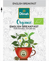 English Breakfast, Svart te, Dilmah Organic, 6 x20 påsar