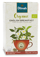 English Breakfast, Svart te, Dilmah Organic, 20 påsar