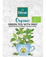 Mint, Grönt te, Dilmah Organic, 6 x20 påsar