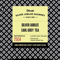 Earl Grey, svart te, Dilmah Silver Jubilee, 50 pyramidpåsar