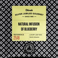 Blueberry, örtte, Dilmah Silver Jubilee, 40 pyramidpåsar