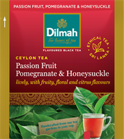 Passionsfrukt Granatäpple, Svart te, Dilmah, 100 påsar