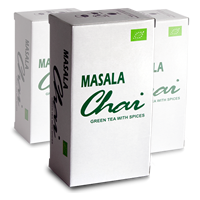 Chai, Grönt te, Masala Chai, Eko, 12 x25 påsar