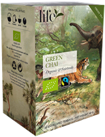 Chai, Grönt te, Life by Follis Eko Fairtrade, 20 påsar