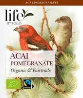 Acai granatäpple, Rooibos, Life by Follis Eko Fairtrade, 6 x20 påsar