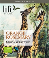 Apelsin Rosmarin, Svart te, Life by Follis Eko Fairtrade, 6 x20 påsar
