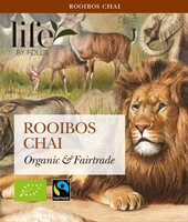 Chai, Rooibos, Life by Follis Eko Fairtrade, 6 x20 påsar