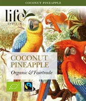 Kokos ananas, Grönt te, Life by Follis Eko Fairtrade, 6 x20 påsar