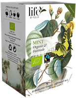 Mint, Grönt te, Life by Follis Eko Fairtrade, 20 påsar